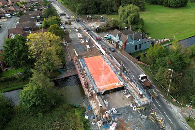 Work continues on York's Bridge in Pelsall