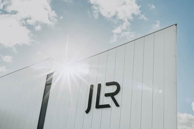 Jaguar Land Rover sign