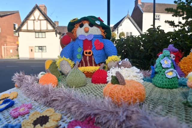 Even the postboxes aren't safe from the celebrations at the Shifnal Scarecrow Festival