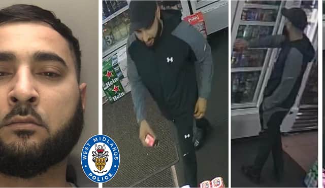 Police have launched a manhunt for Mohammed Maneer Khan, who is wanted in connection to a shooting murder in Wolverhampton