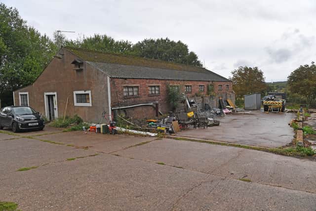 The rundown barn