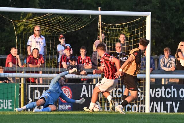 Charlie Wragg scored twice for Walsall in their pre-season opener at Leamington.