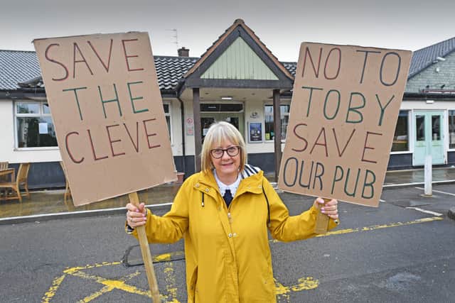 Jane Hancock from Save our Cleveland Arms campaign