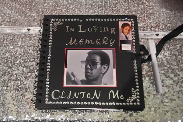 The event had a poignant book of memories around Clinton McCurbin