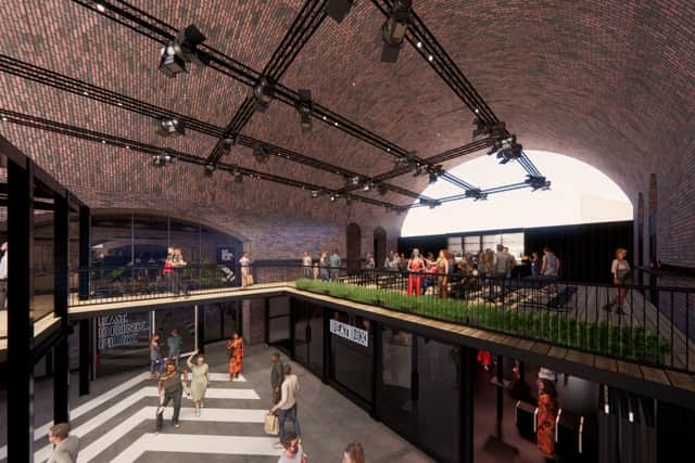 A visualisation of what the Digbeth boxpark in Birmingham could look like. Taken from design and access statement prepared by BDP/Boxpark Ltd.