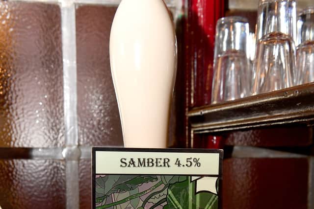 The new Samber ale is a blend of the established Surprise and Amber ales