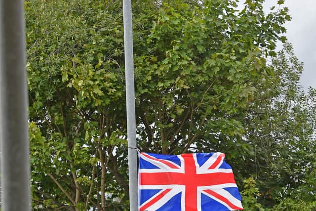 A flag in Walsall wood flown incorrectly