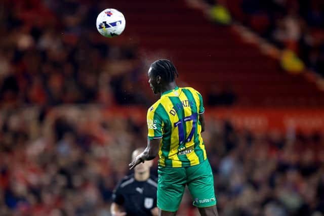 Ousmane Diakite had a rare start in Albion's defeat at Middlesbrough. (Photo by Adam Fradgley/West Bromwich Albion FC via Getty Images)