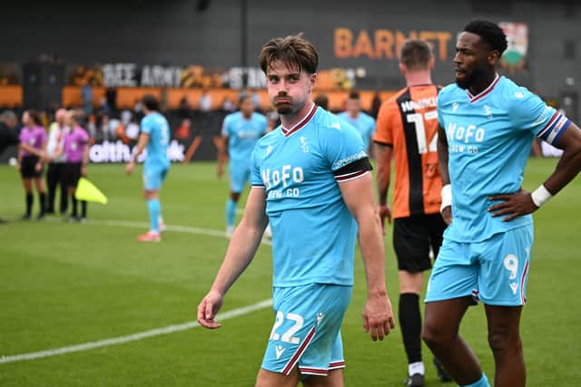 Jamie Jellis is expected to be available again for Walsall on the weekend after recovering from a groin injury. (Image by Owen Russell)