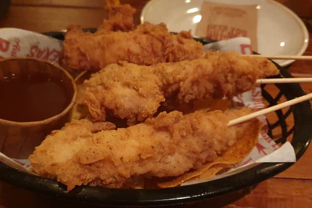 Soft and succulent chicken which were just lovely to eat