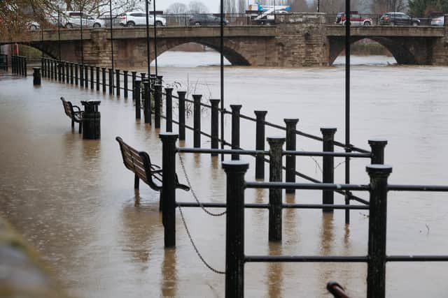 Flooding in Bridgnorth last year