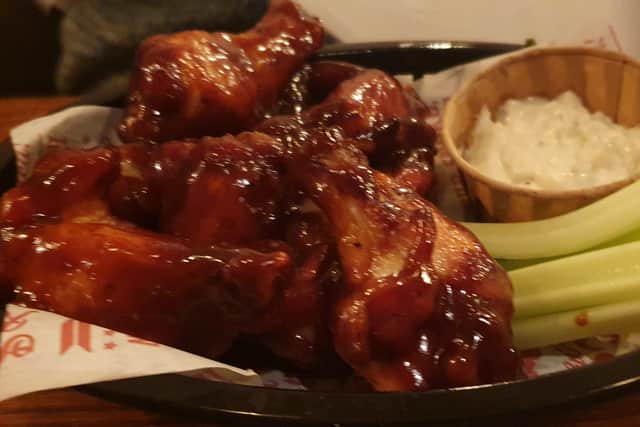 Saucy and very tasty, the chicken wings are a meal in themselves