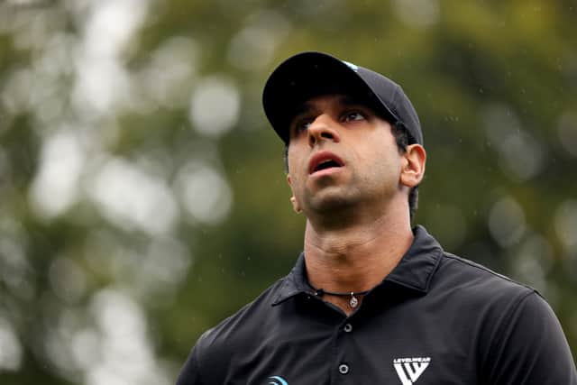 Former Shropshire & Herefordshire golf youngster Aaron Rai finished tied third in the BMW PGA Championship in Surrey on Sunday. Pic: Getty