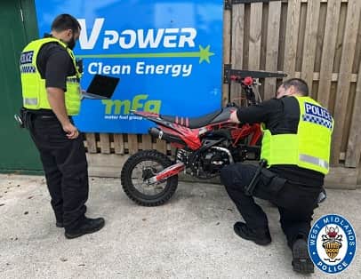 Off road bike seized and man arrested as police crackdown on Dudley ...