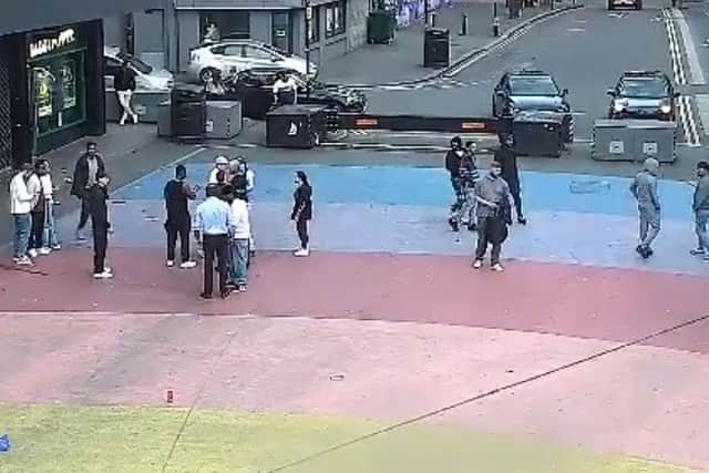 Disorder on Hurst Street in Birmingham city centre at 6am on Friday, August 1, 2025