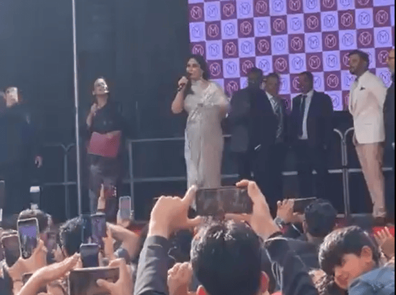 Ms Kapoor Khan expressed her love for Birmingham as she wowed the crowds in her usual glamourous fashion