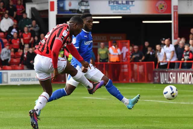 Daniel Kanu has averaged 1.3 shots on target per 90 - more than any other Walsall player.