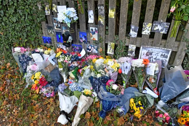 The tributes included pictures, loved items, and pictures of Theo's happiest times