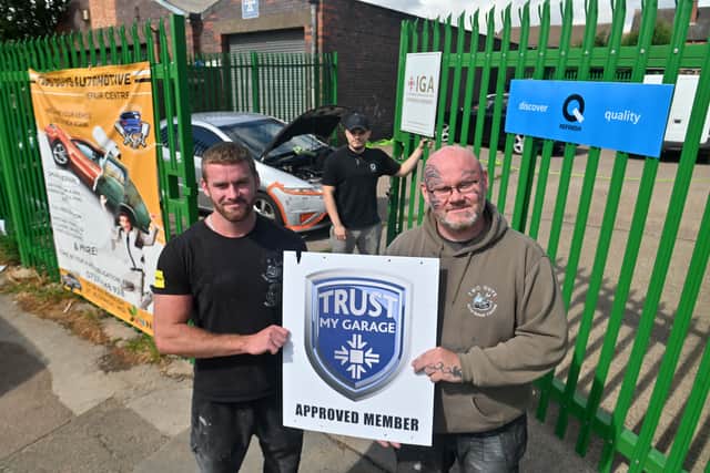 The garage will welcome in anyone who wants to get a vehicle check done