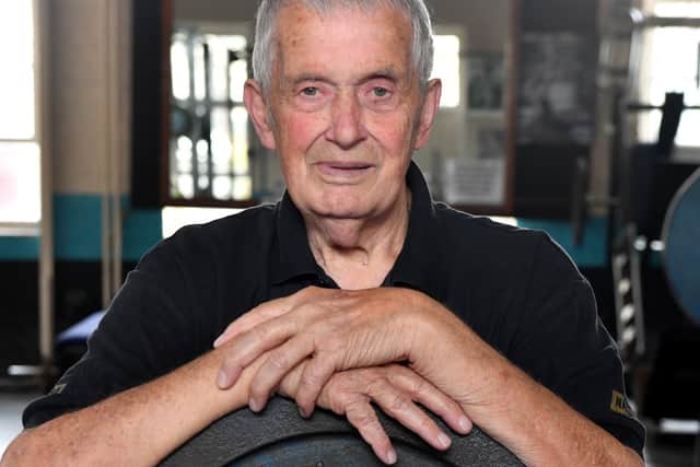 Jim Charles, legendary bodybuilding gym boss at Jim's Gym in Lye, Stourbridge. Photo: Tim Sturgess