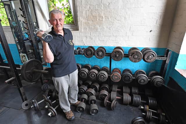 Jim Charles, legendary bodybuilding gym boss at Jim's Gym. Photo: Tim Sturgess