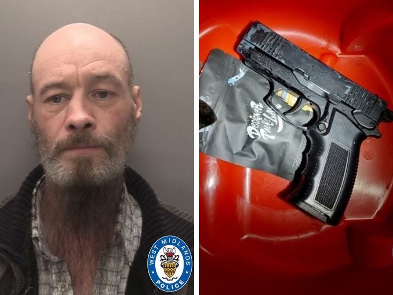 Birmingham man jailed after gun and ammunition found stashed inside ...