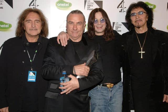 Silver ring designed for Ozzy Osbourne and Black Sabbath bandmates at ...