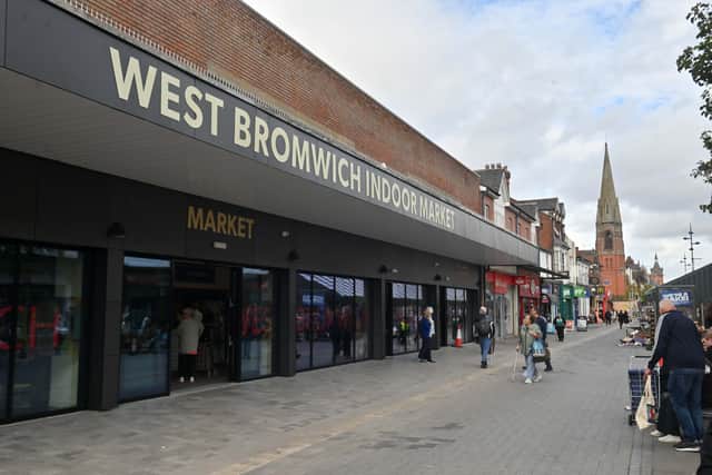 The new West Bromwich Indoor Market has officially opened its doors to the public. Photo: Steve Leath