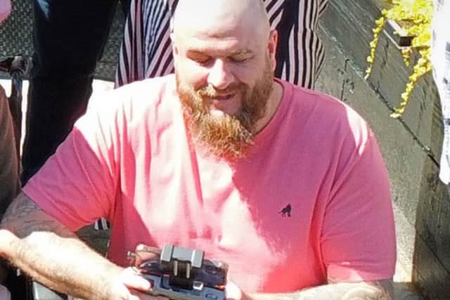 Bryan before losing 5 stones