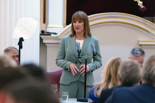 Chancellor Rachel Reeves set out sweeping financial reforms in her Mansion House speech (Ian West/PA)
