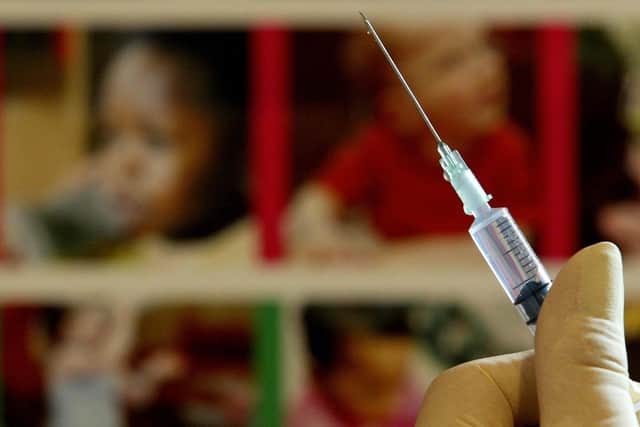 Health officials want to increase the uptake of the MMR jab