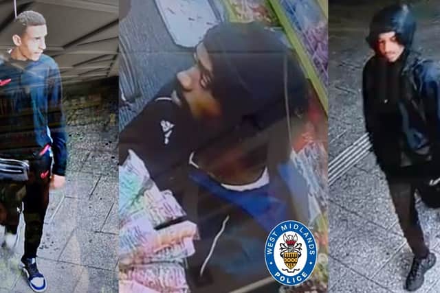 Have you seen these three men? Police issue photo of men they want to ...