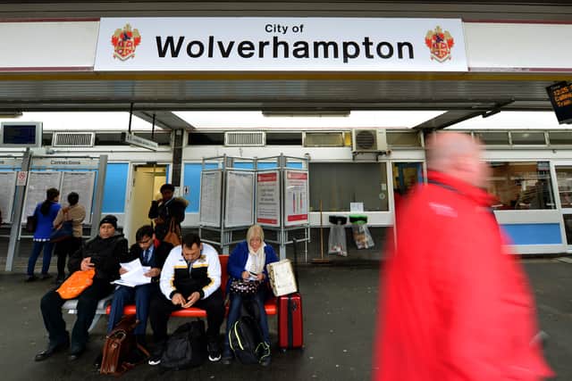 The incident took place outside Wolverhampton Railway Station on Friday, August 15