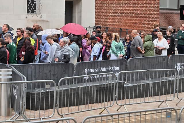 The queues were getting bigger and bigger as the doors got ready to open