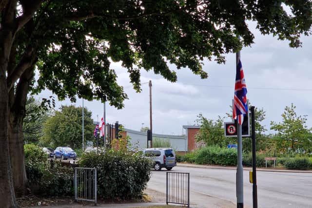 The council said that they are taking a 'measured approach' to the flags