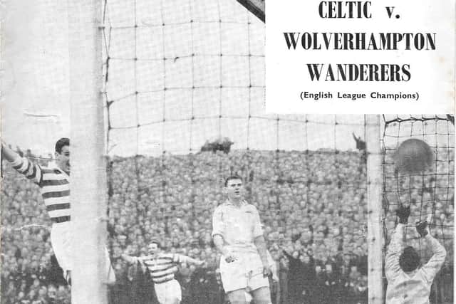 A Wolves programme from a game at Celtic Park: Wolves programmes are ranked number one amongst Premier League clubs in collectable value according to a new survey by Where the Trade Buys