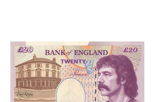 Tony Iommi also features on one of the notes