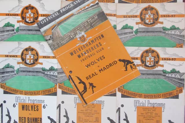 A Wolves vs Real Madrid programme