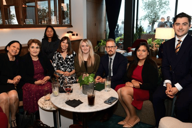 Celebrating the anniversary at the Birmingham office of leading law firm Clarke Willmott