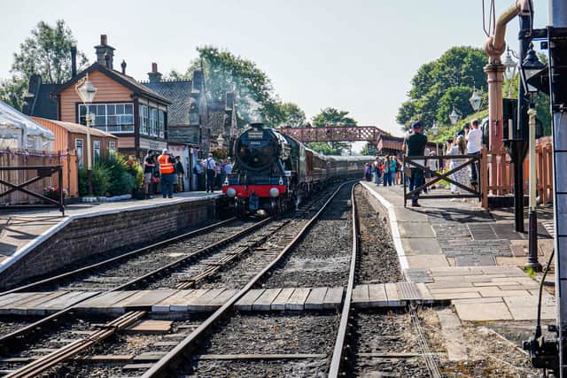 Waiting to welcome 'Flying Scotsman' and the first service into Bridgnorth this season. Picture: Alan Gwilt