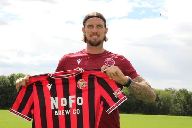 Aden Flint joined Walsall at the age of 36 earlier this summer. (Image by Owen Russell)