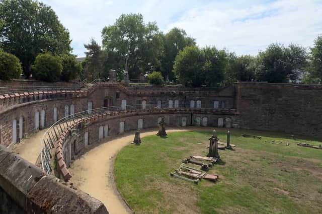 The catacombs at Warstone Lane Cemetery in Birmingham