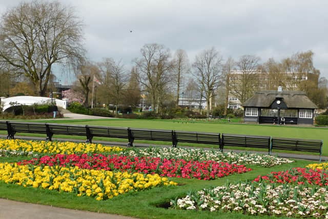 Victoria Park in Stafford boasts a large water area.