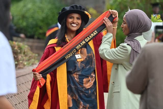 Dr Suad Duale from Birmingham, graduated in Psychology.