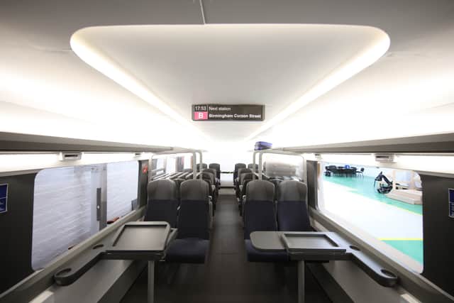HS2 Class 895 model carriage.