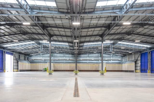 Inside the new tip centre in Aldridge. 