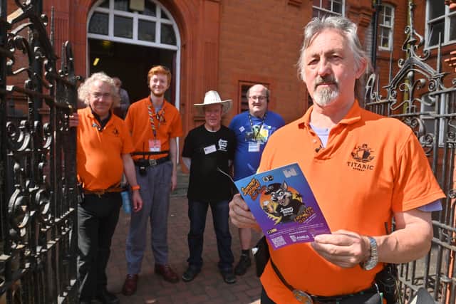The stewards and door staff have been a feature of the event. Pictured is Greg Cloney, then L-R: Simon Hanson, Daniel Lloyd, Sean McCann, Aidan Hale.