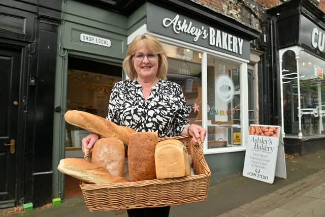 Jane Key, who works at Ashley's Bakery. Photo: Steve Leath