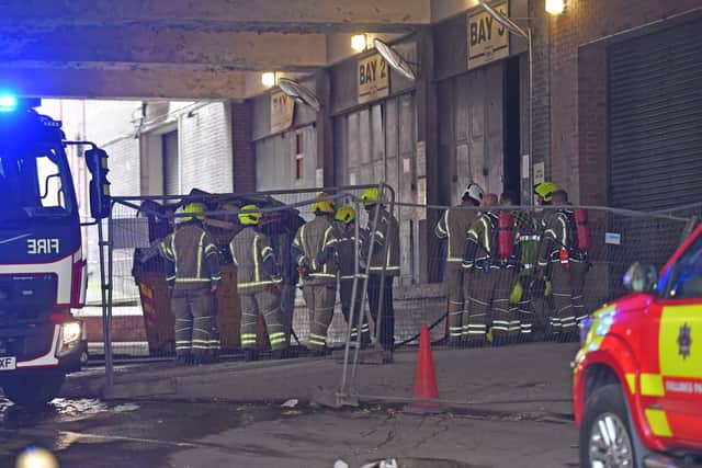 The fire at Beatties saw firefighters from five stations called to the scene