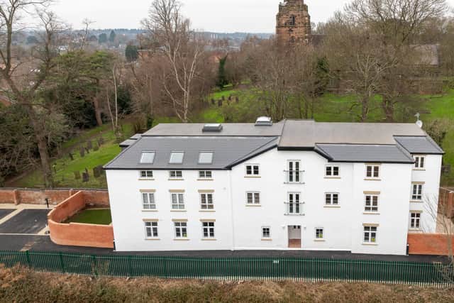Lorne House offers a choice of two-bedroom apartments just a short walk from Lichfield city centre. Photo: Elan Homes